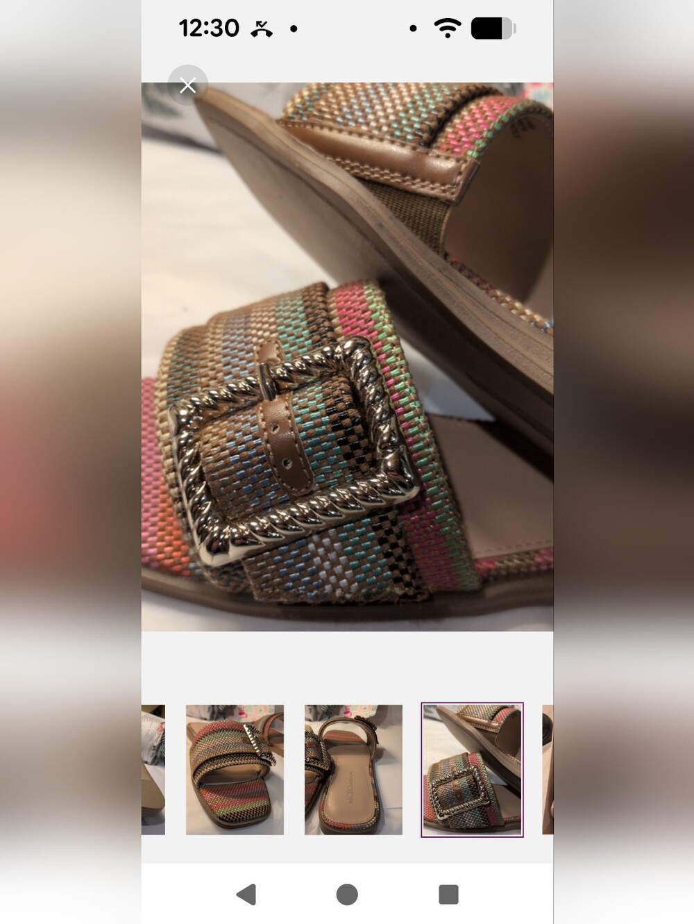 Slide Flat Sandal 8M/38.5